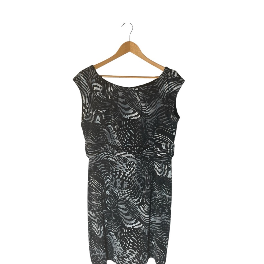 C39- Women’s XL AB Studio Elegant Black Dress